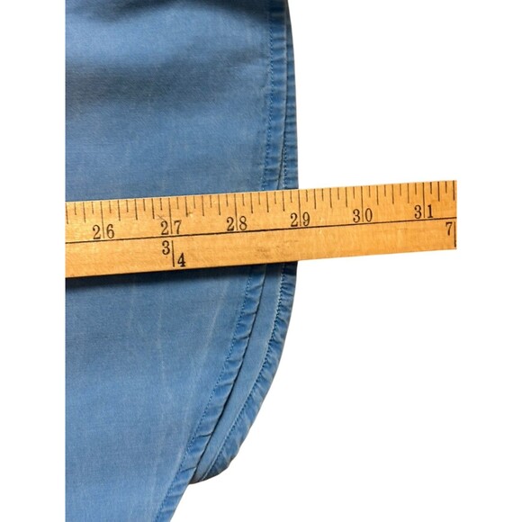 Theory Zack PS Belledune Button Down Shirt Men's Size Large Blue Casual Faded - Picture 8 of 9